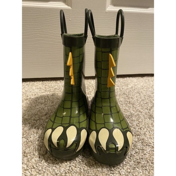 Toddler Monster Rain Boots Size S 5/6 - Cat & Jack - Picture 1 of 4